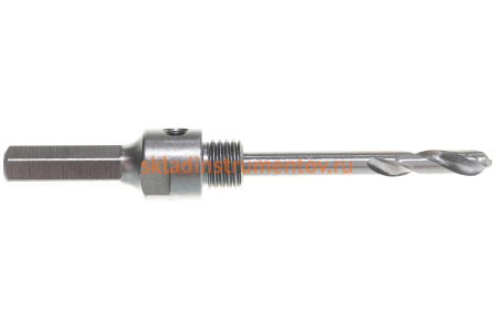 Державка ПРОФИ (HEX12.5; М16; сверло Р6М5 8х100 мм) для коронок универсальных Зубр 29516