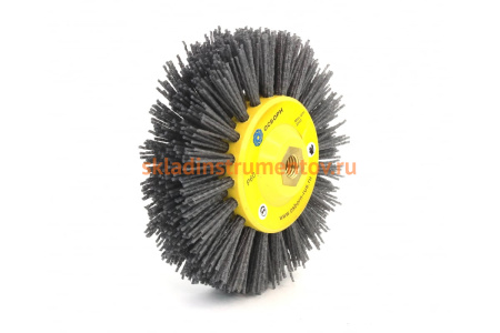 Щетка дисковая (150х40 мм; M14; ворс полимер абразив P60) ОСБОРН 6-011 PLM.DB150M14P60
