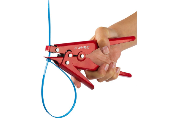 Инструмент для затяжки и обрезки пластиковых хомутов ЗУБР 2.3-9.5 мм 22690