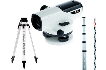 Комплект ADA: нивелир PROF X32 + рейка STAFF 5 + штатив Light А00119_К2