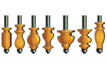 Набор фрез кромочных фигурных (7 шт; хвостовик 12 мм) Энкор 46614