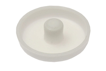 Заглушка под рамный дюбель Зубр цвет белый, ТФ6, 25шт 4-308136-3