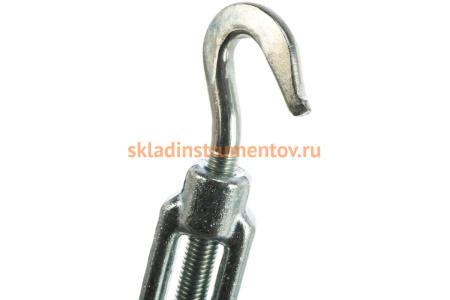 Талреп ЗУБР DIN 1480, крюк-кольцо, М8, кованая натяжная муфта, оцинкованный 304356-08 Талреп ЗУБР DIN 1480, крюк-кольцо, М8, кованая натяжная муфта, оцинкованный 304356-08