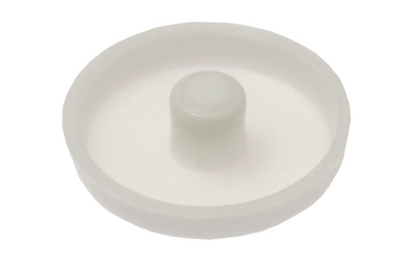 Заглушка под рамный дюбель Зубр цвет белый, ТФ6, 25шт 4-308136-3