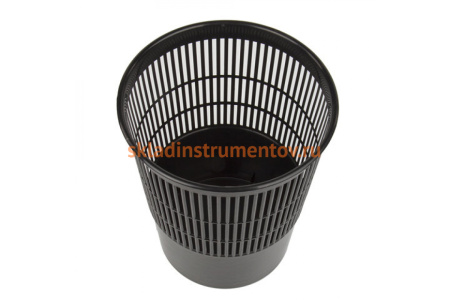 Корзина для бумаг BRAUBERG сетчатая, 9 литров, черная 237001 Корзина для бумаг BRAUBERG сетчатая, 9 литров, черная 237001