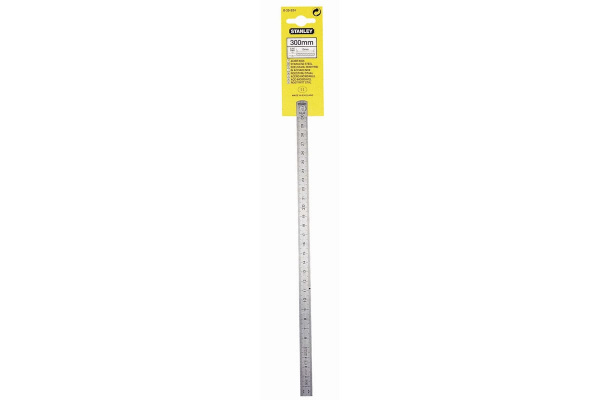 Двухсторонняя линейка Stanley 30 см 1-35-524