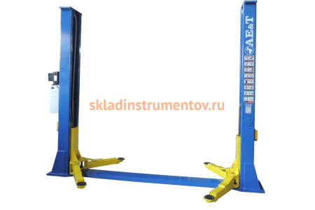 2-стоечный подъемник с нижней синхронизацией AE&T T5.5 220В