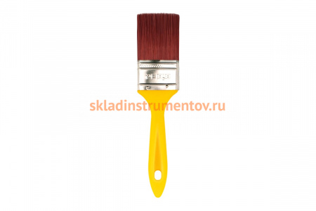 Кисть Суприм Аква (флейцевая, искусственная щетина, пластиковая рукоятка) 50мм Biber 31203 тов-067627