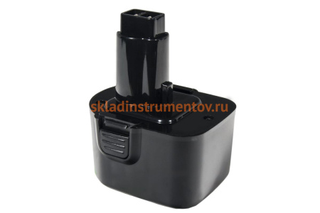 Аккумулятор (12 В; 2.0 А*ч; NiCd) для инструментов DeWALT, B&D коробка ПРАКТИКА 038-807