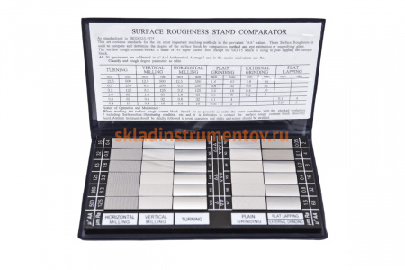 Набор образцов шероховатости поверхности из 30шт, GRIFF Ra 0.05 - 12.5 021174