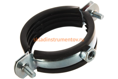 Трубный хомут с гайкой ЗУБР 2", 7штук, оцинкованный 37850-59-65