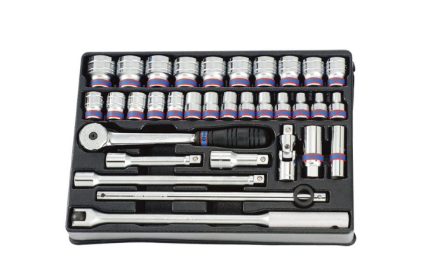 Набор торцевых головок KING TONY 1/2 33 предмета 9-4333MR03