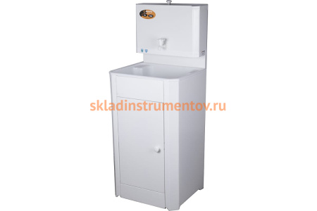 Дачный умывальник Вихрь КОМФОРТ без подогрева, пластиковая мойка, цвет белый 74/4/10