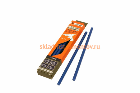 Стержни клеевые 7х200мм, 10шт, синий Энкор 025 505025