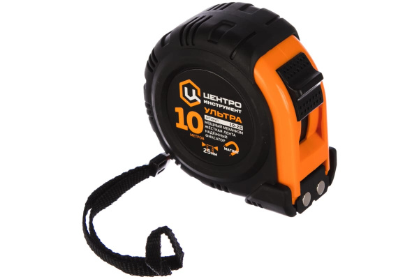 Магнитная рулетка, 10мх25мм Центроинструмент ULTRA