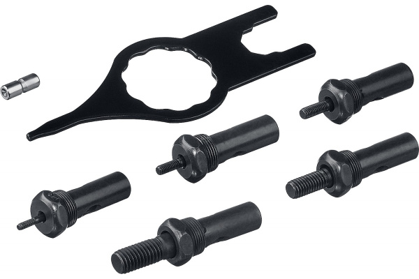 Двуручный заклепочник Зубр Р-М10 в кейсе 31056, для резьбовых заклепок М3-М10 31056