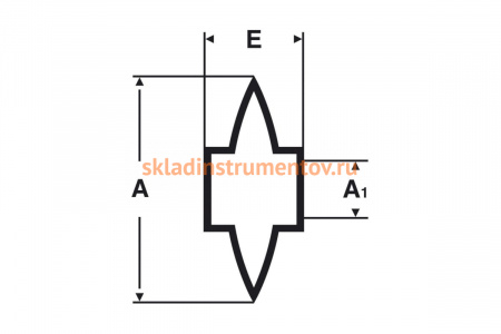 Нож роликовый по стали для труборезов 210145 - 210165, 5 шт. VIRAX 210141