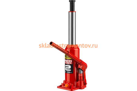 Гидравлический бутылочный домкрат STAYER RED FORCE, 2т, 181-345 мм, в кейсе, 43160-2-K 43160-2-K_z01