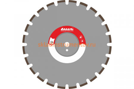 Диск алмазный отрезной сегментный по железобетону 1A1RSS/C2 ЖБЛ 20 (450х25.4 мм) Адель КК17339