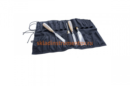 Тканевая сумка-скрутка Петроградъ, 530*330мм, 24 кармана, для стамесок М00016079