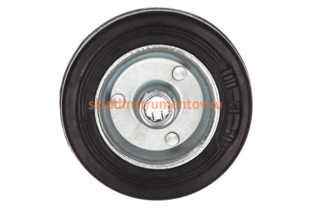 Колесо (100 мм; г/п 70 кг; резина/металл; игольчатый подшипник) ЗУБР 30936-100