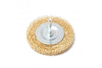 Кордщетка дисковая латунная 50 мм, в блистере ROCKFORCE RF-BFR002