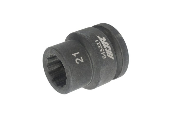 Головка торцевая 3/4” 21 12-ти гранная ударная L=51мм JTC 645321