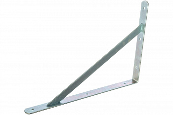 Усиленный кронштейн СИБРТЕХ 400х280х30х4 мм оцинкованный 94042