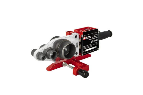 Сварочный аппарат для пластиковых труб QUATTRO ELEMENTI ST-2000 2000 Вт, насадки 20-63 мм 793-350