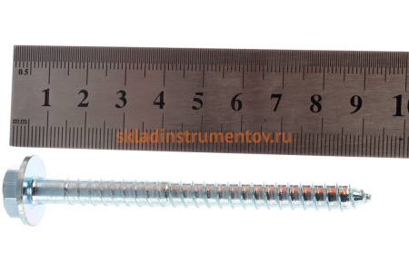 Дюбель Mungo MBK-STB 10x80 фасадн. с борт. HEX/T40 оцинк. 50 шт. 1120608