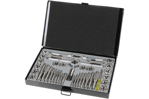 Набор метчиков и плашек TORIN метрический, 40 предметов TRX040METRIC