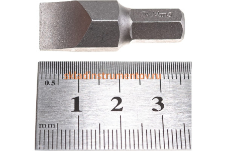 Бита шлицевая короткая (SL12; 5/16) Hans 012-4M12