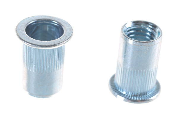 Заклепка резьбовая стальная цилиндрическая с насечкой (100 шт; М10; стандартный борт) MESSER 211110S-100