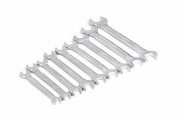 Набор ключей HORTZ гаечных двусторонних 9шт. 7-22 в клипсе HOR 125948