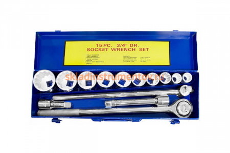 Набор инструмента 3/4" 22-50мм 12-гр 15 предметов AIST 507215B-M 00-00009638