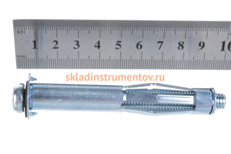 Анкер для пустотелых материалов Зубр МОЛЛИ 13 мм х M8 x 80 мм, 35 шт, оцинкованный 302472-08-080