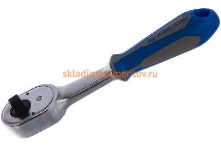 Флажковая трещотка с фиксатором 1/4", 140мм, 24 зубца KING TONY 2779-55G