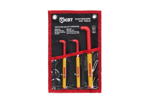 Набор диэлектрических имбусовых шестигранных ключей КВТ Профи НИИ 17 73223