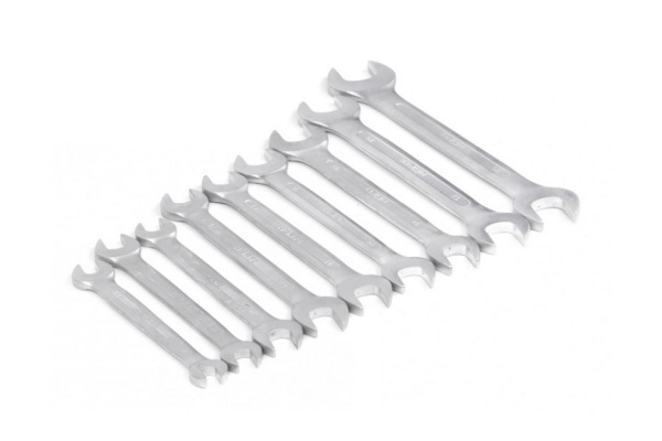 Набор ключей HORTZ гаечных двусторонних 9шт. 7-22 в клипсе HOR 125948