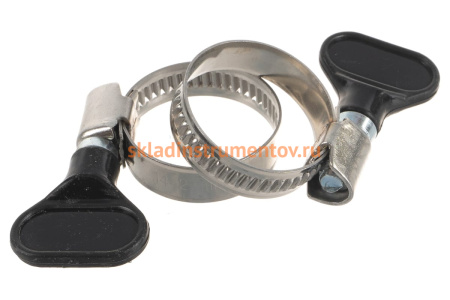 Обжимной хомут QUATTRO ELEMENTI 14-27 мм нержавеющая сталь с ключом 2 шт 772-463