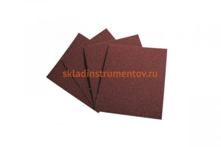 Шлифлист на тканевой основе, P 80, 230 х 280 мм, 10 шт., водостойкий MATRIX 75641