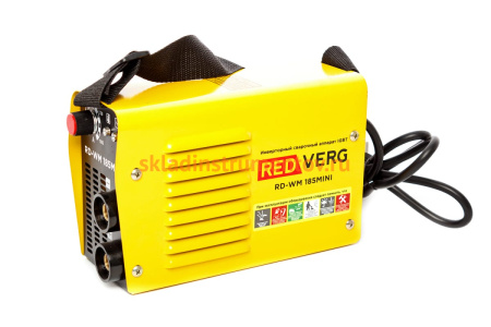 Бестрансформаторный сварочный аппарат REDVERG RD-WM 185MINI 6625010 Бестрансформаторный сварочный аппарат REDVERG RD-WM 185MINI 6625010
