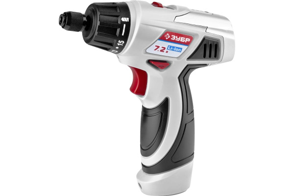 Аккумуляторный шуруповерт ЗУБР ЗДА-7.2-Ли-К