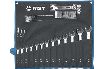 Набор комбинированных ключей AIST 15 предметов 0010815A 00-00004923