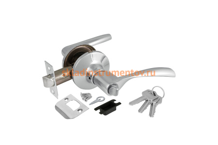 Ручка защелка AJAX 6010 CP-E кл./фик. хром 39509