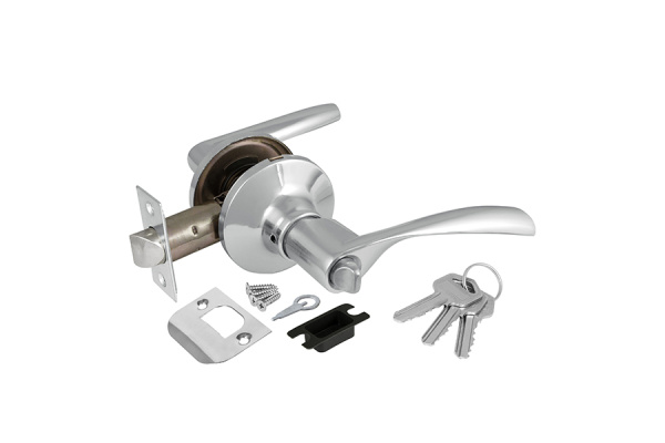 Ручка защелка AJAX 6010 CP-E кл./фик. хром 39509