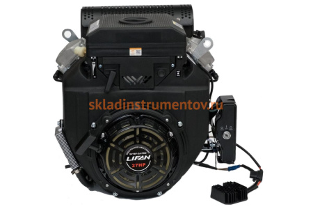 Двигатель LIFAN LF2V78F-2A PRO New, 27 л.с. D25, 3А, м/радиатор 00-00001073