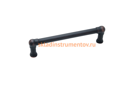 Мебельная ручка JET 181 м.ц. 128мм брашированная ант.медь RQ181Z.128BC99