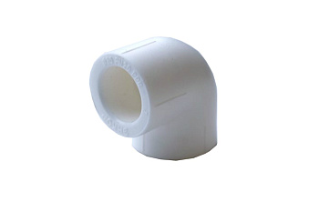 Уголок Энкор PPRC ф 25мм угол 90 белый 45331