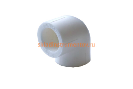 Уголок Энкор PPRC ф 25мм угол 90 белый 45331